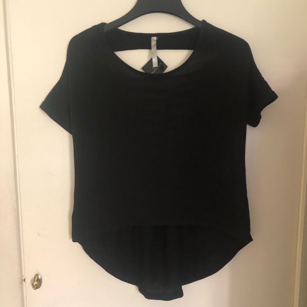 Luiza Estella  M sexy high low cut out top new
